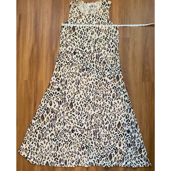 Women Size Large Attitudes by Renee Leopard Print Soft Flowy Summer Lightweight - Picture 5 of 9